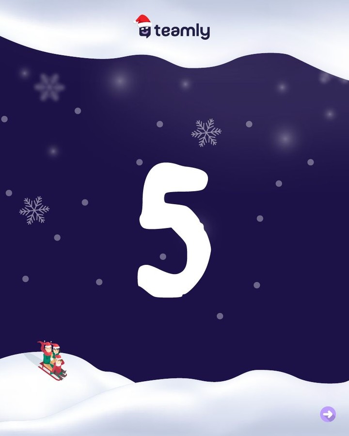 ✨ Das 5. Türchen im teamly-Adventskalender ist geöffnet!