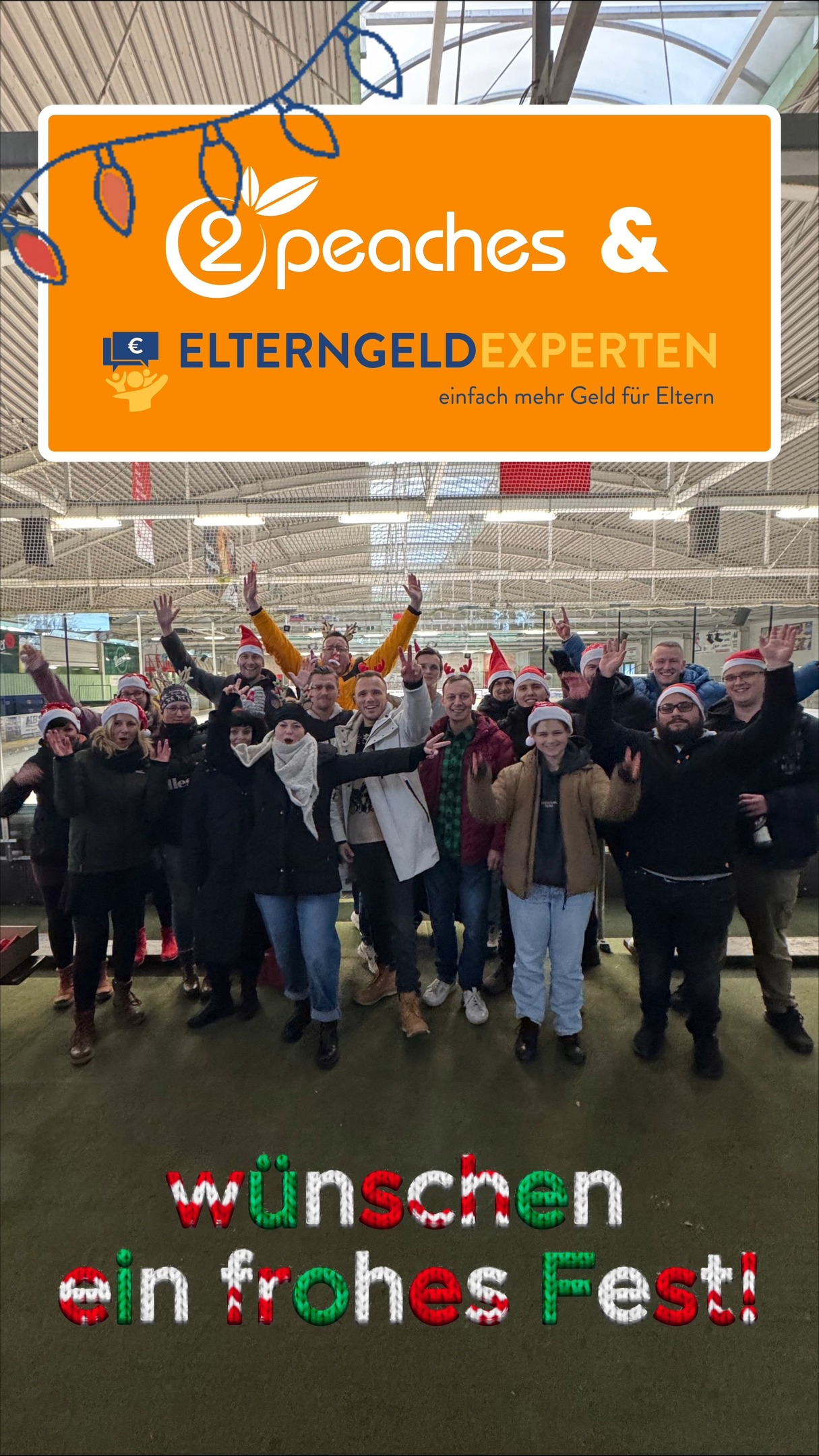 Gemeinsam unterwegs, übers Eis geglitten, Glühwein genossen, lecker gegessen …