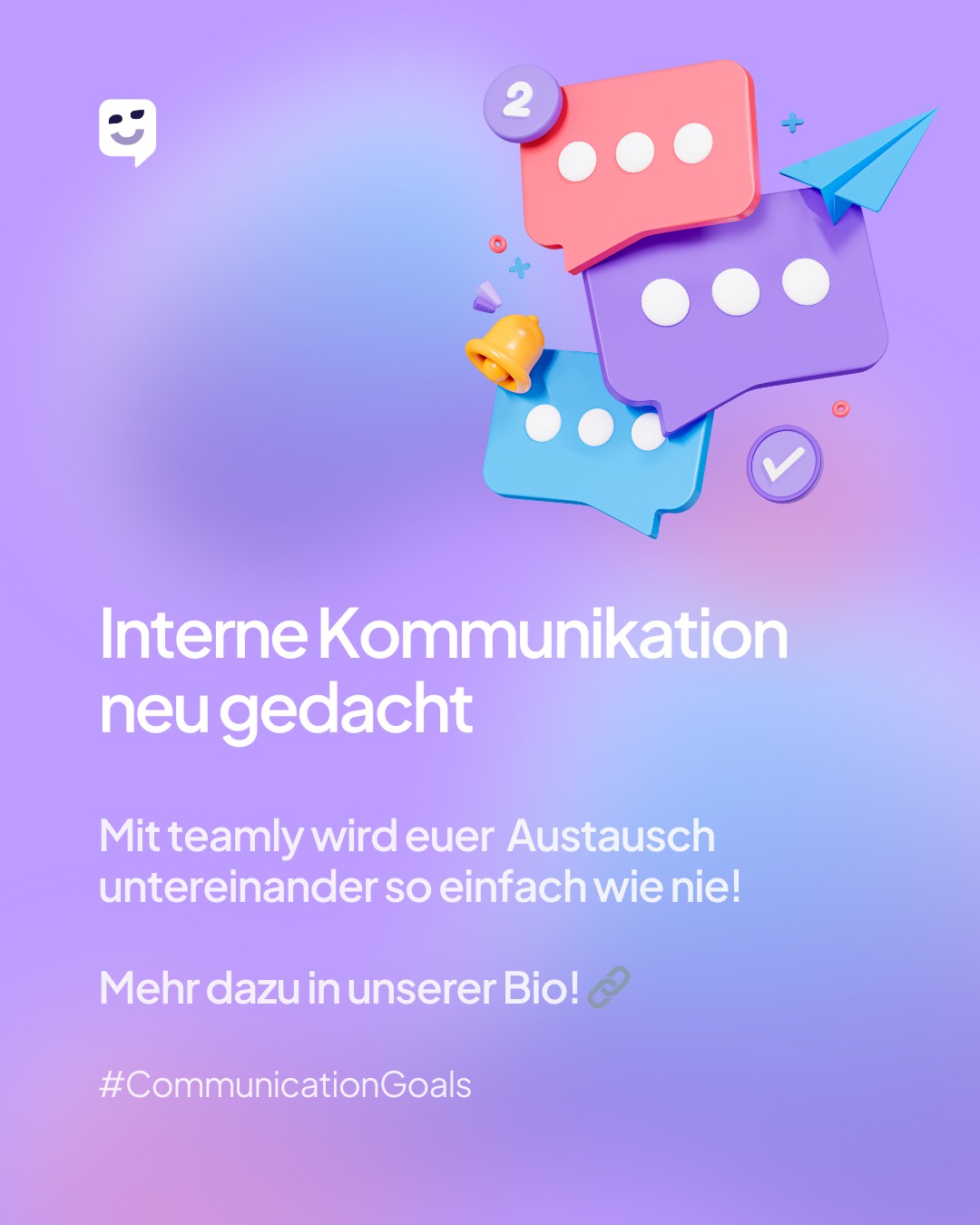 🚀 𝗜𝗻𝘁𝗲𝗿𝗻𝗲 𝗞𝗼𝗺𝗺𝘂𝗻𝗶𝗸𝗮𝘁𝗶𝗼𝗻 𝗻𝗲𝘂 𝗴𝗲𝗱𝗮𝗰𝗵𝘁: Mit teaml…