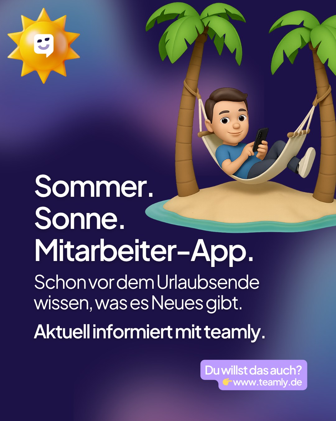 ☀️ Sommer, Sonne, Mitarbeiterapp! ☀️