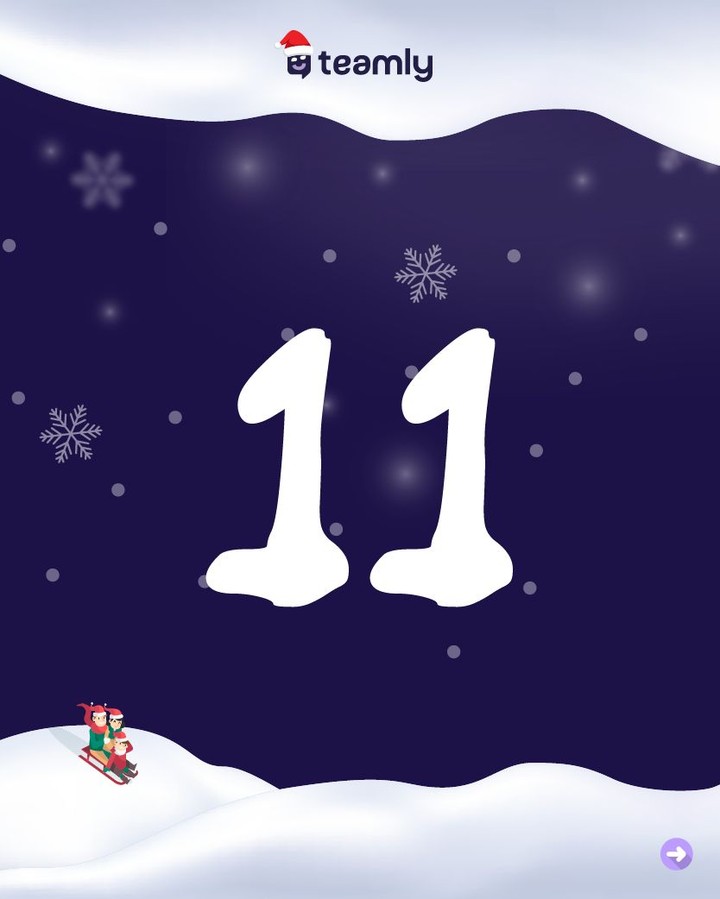 ✨ Türchen Nummer 11 im teamly-Adventskalender ist geöffnet!