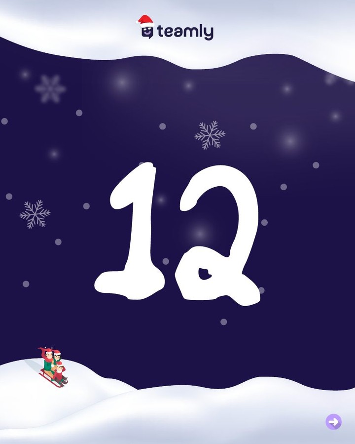 ✨ Türchen Nummer 12 im teamly-Adventskalender ist geöffnet!