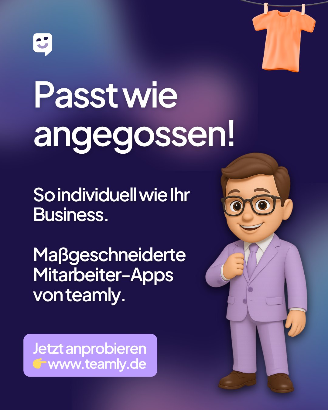 🧵 teamly – Der Maßanzug für dein Unternehmen 🧵