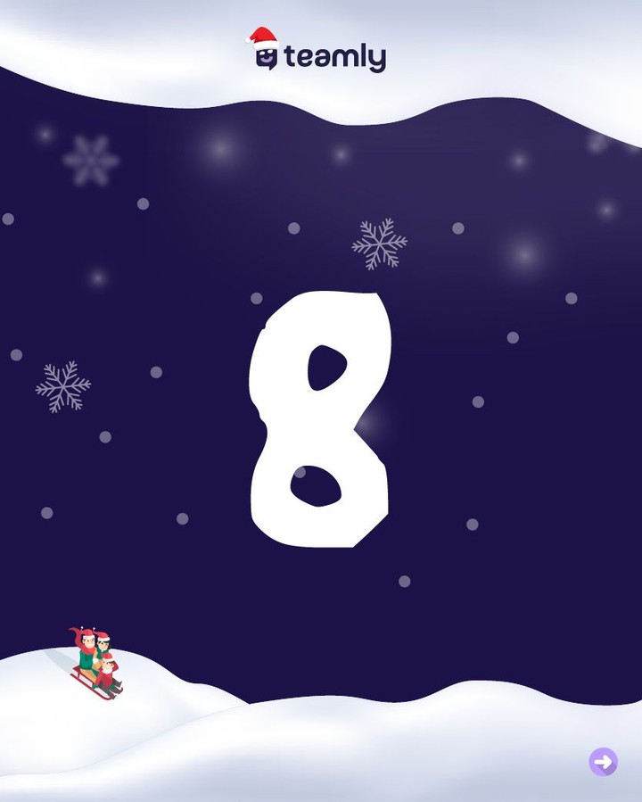 ✨ Türchen Nummer 8 im teamly-Adventskalender ist geöffnet!