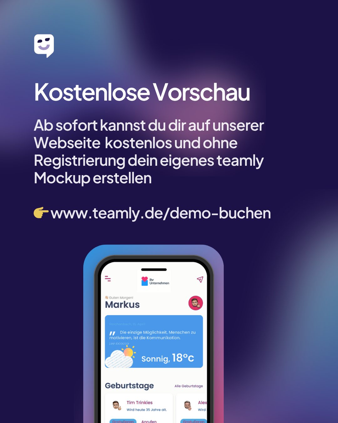 🎯 Stell dir vor, deine eigene Mitarbeiter-App – mit deinem Logo, deinen Farb…
