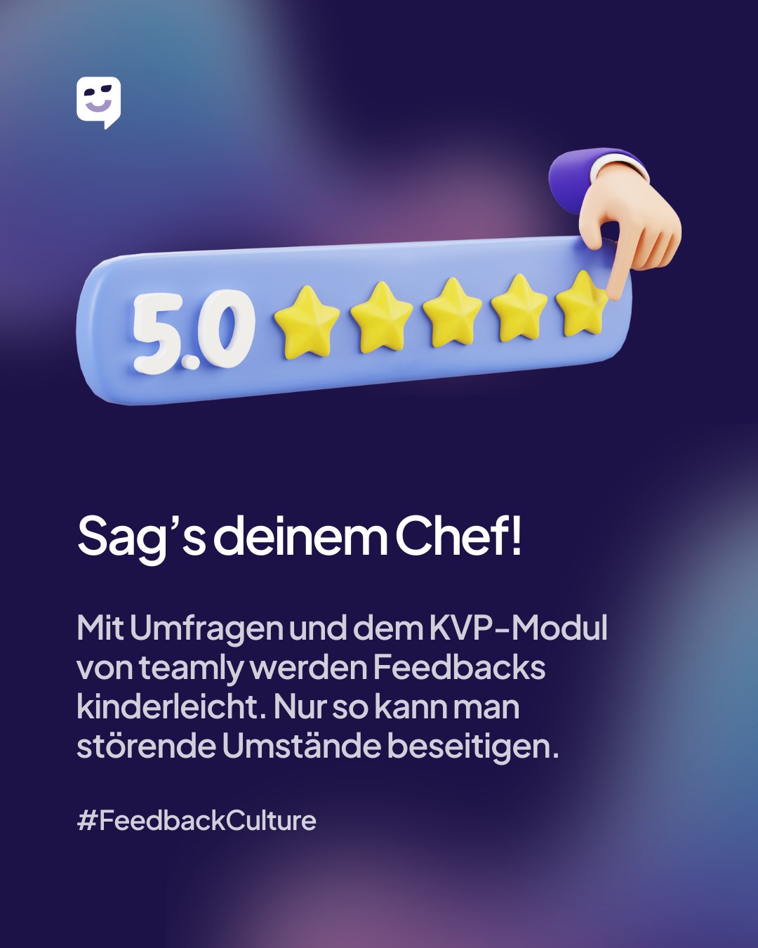 📈 Feedbackkultur als Wachstumsmotor: Mit Umfragen über teamly holst du wertv…